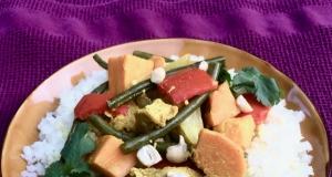Coconut Curry Chicken and Vegetables in the Slow Cooker