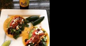 Shrimp and Bean Tacos