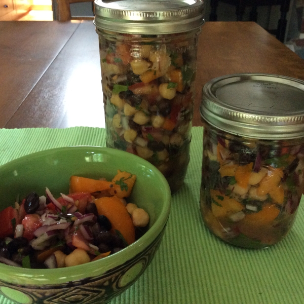 Balela (Chickpea and Black Bean Salad)