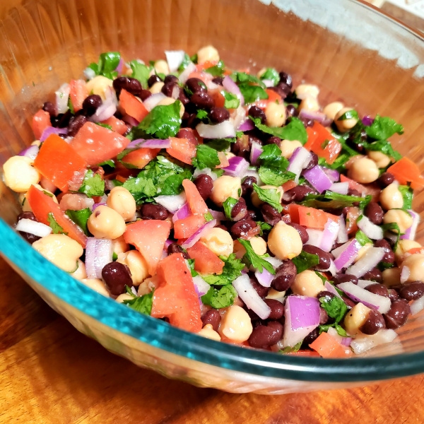 Balela (Chickpea and Black Bean Salad)