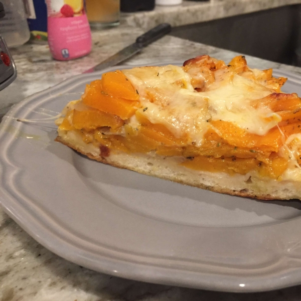 Butternut Squash Pizzas with Rosemary