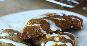 Gingerbread Scones with Lemon Breakfast Cream