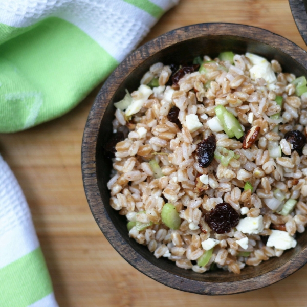 Farro Salad with Pecans, Feta, and Cherries