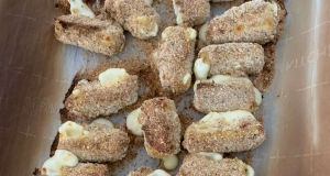 Light and Baked Mozzarella Sticks