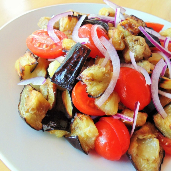 Eggplant Tomato Salad