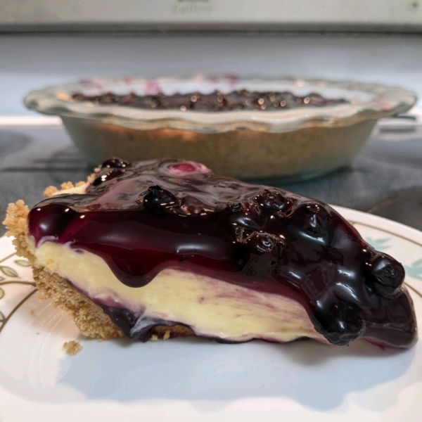 Lemony Blueberry Layered Pie