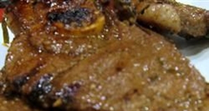 Basil Grilled Mediterranean Lamb Chops