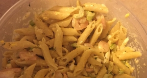 Grandma Bellows' Lemony Shrimp Macaroni Salad with Herbs
