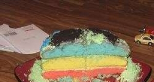 Rainbow Birthday Cake