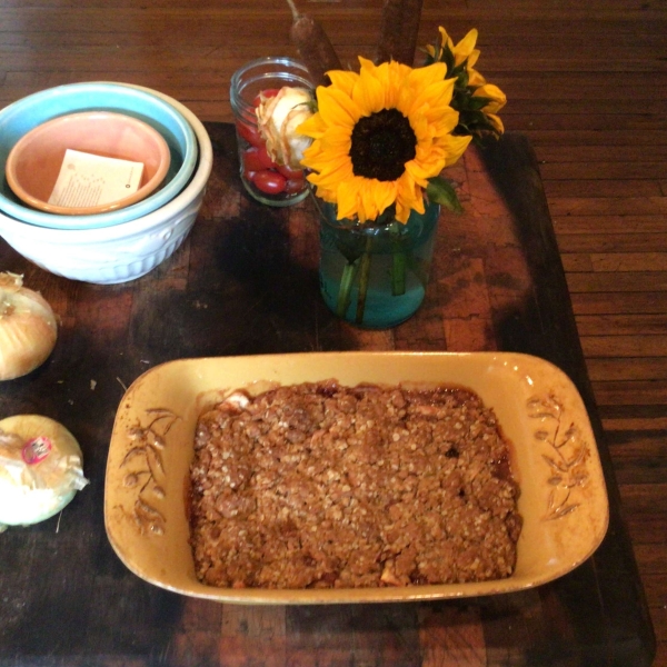 Oatmeal Cookie Apple Crisp