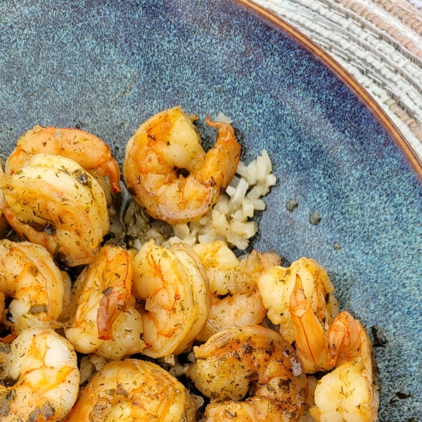 Crunchy Sweet Blackened Shrimp