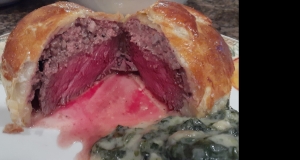 Mini Beef Wellingtons with Red Wine Sauce