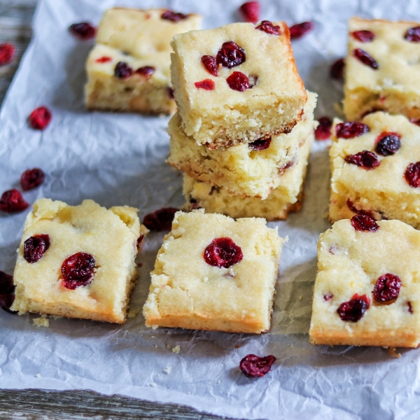 Cranberry-Lemon Blondies