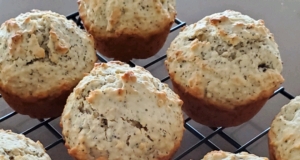 Double Oat Raisin Poppyseed Muffins