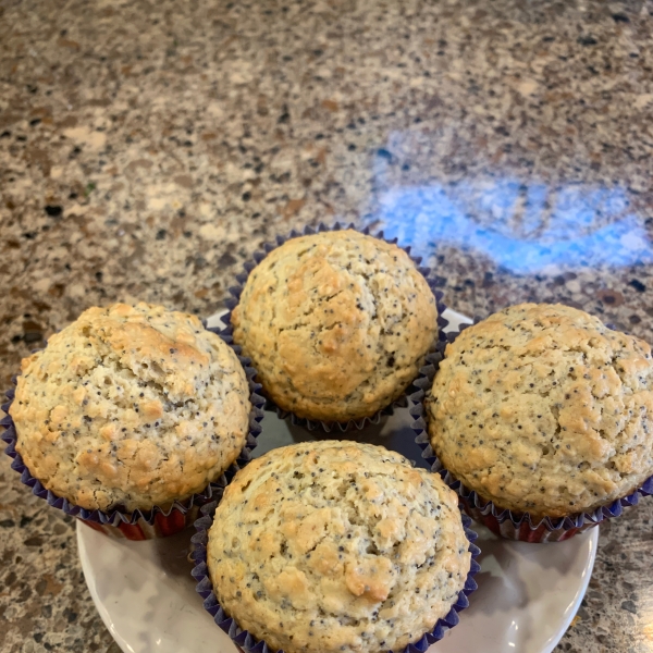 Double Oat Raisin Poppyseed Muffins