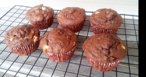 White Chocolate, Fruit, and Spice Muffins