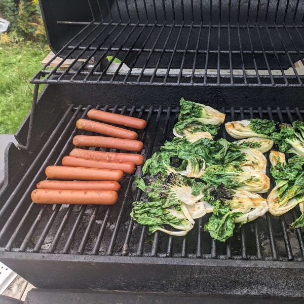 Grilled Bok Choy