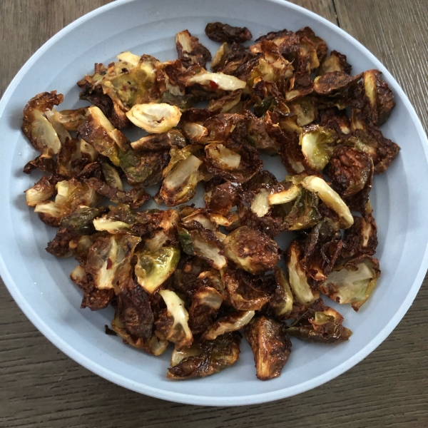 Spicy Brussels Sprout Chips