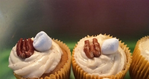 Candy'D Sweet Potato Cupcakes with Brown Sugar Icing