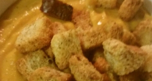 Baked Pumpkin, Sweet Potato, and Coconut Milk Soup