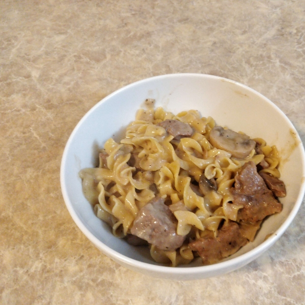 Beef Stroganoff for Instant Pot