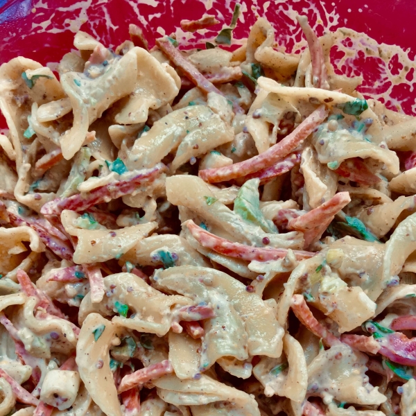 Deviled Egg Noodle Salad