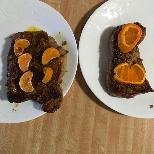 Orange-Sage Pork Chops