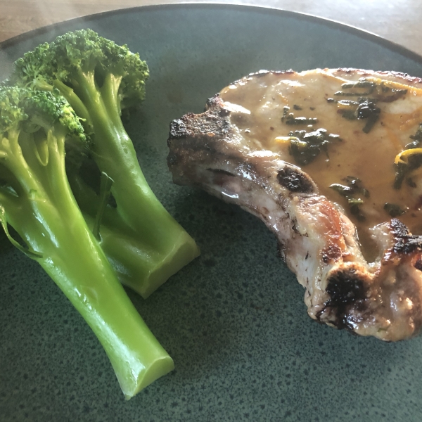 Orange-Sage Pork Chops