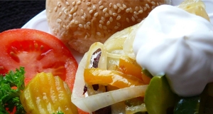 Open-Face Swiss Burger