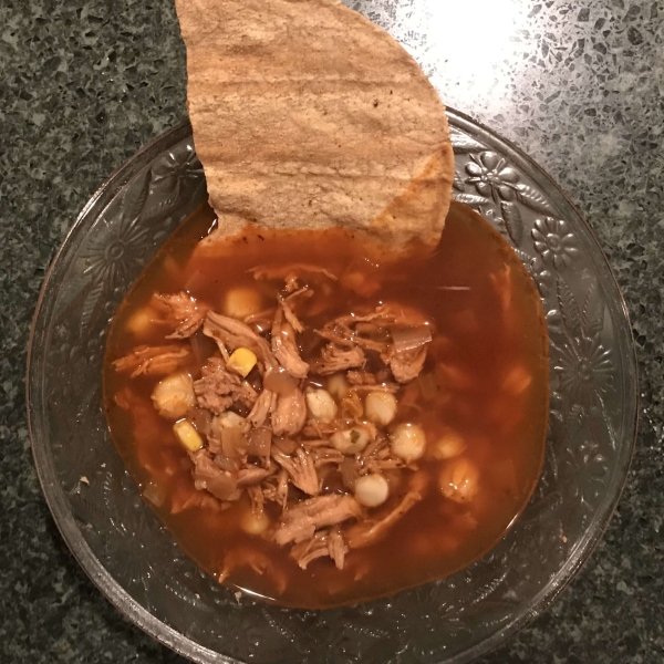 Easy Chicken Pozole