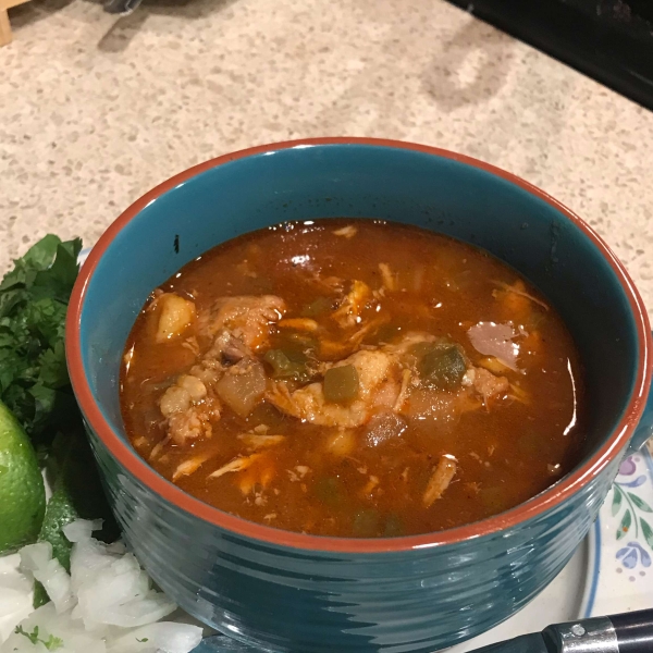 Easy Chicken Pozole