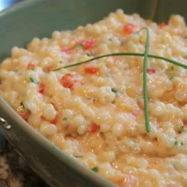 Israeli Couscous and Cheese