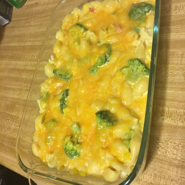 Cheddar and Vegetable Pasta Bake