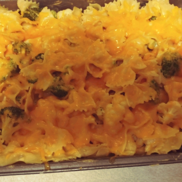 Cheddar and Vegetable Pasta Bake