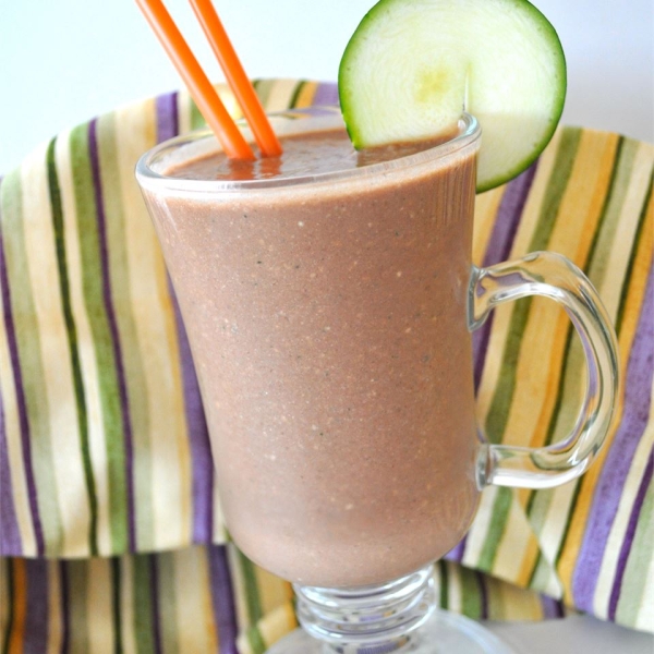 Don't Knock it Until You Try it Zucchini Chocolate Banana Nut Milkshake