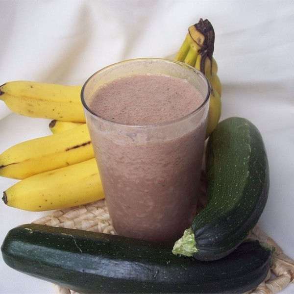 Don't Knock it Until You Try it Zucchini Chocolate Banana Nut Milkshake