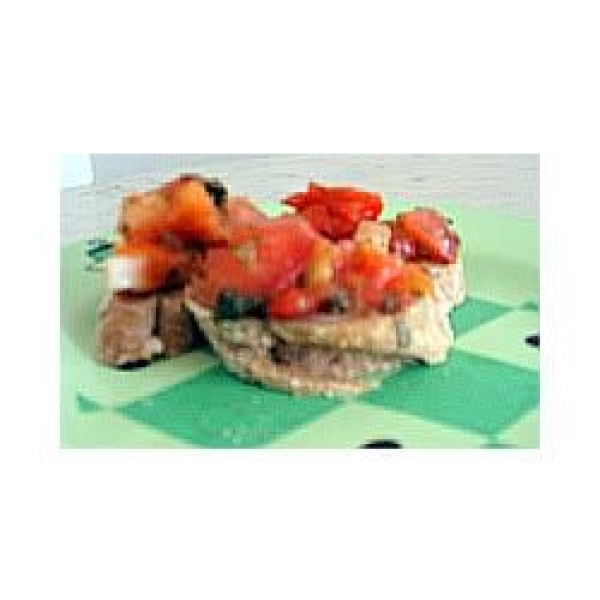 Papaya Bruschetta