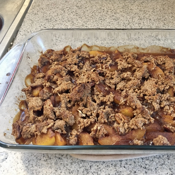 Paleo Peach Crumble