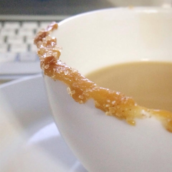 Caramel Apple Cider with Salty-Sweet Rim
