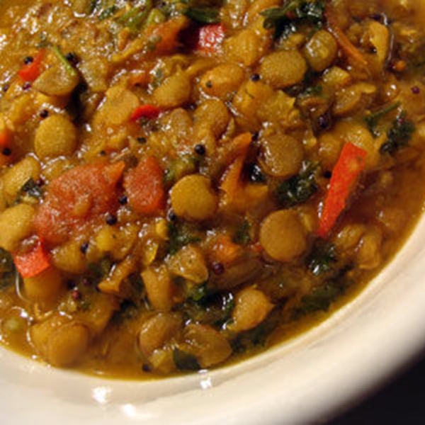 Vegan Green Lentil Curry