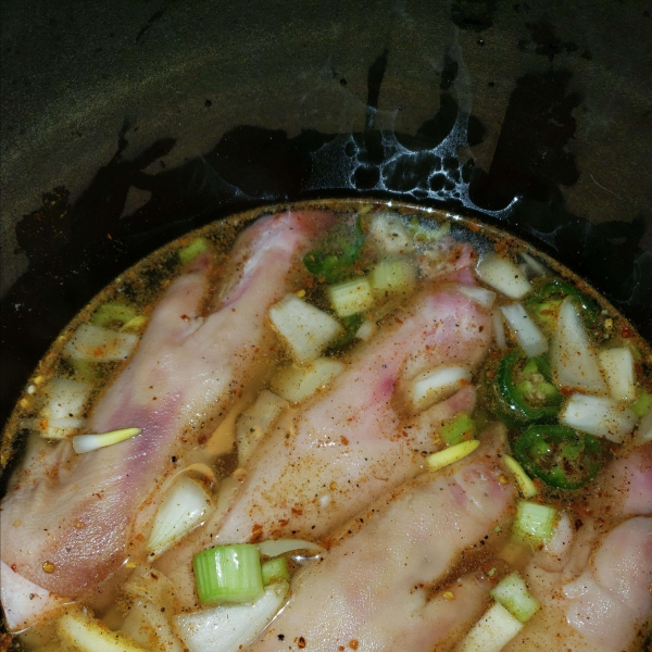 Mom's New Years Pigs Feet