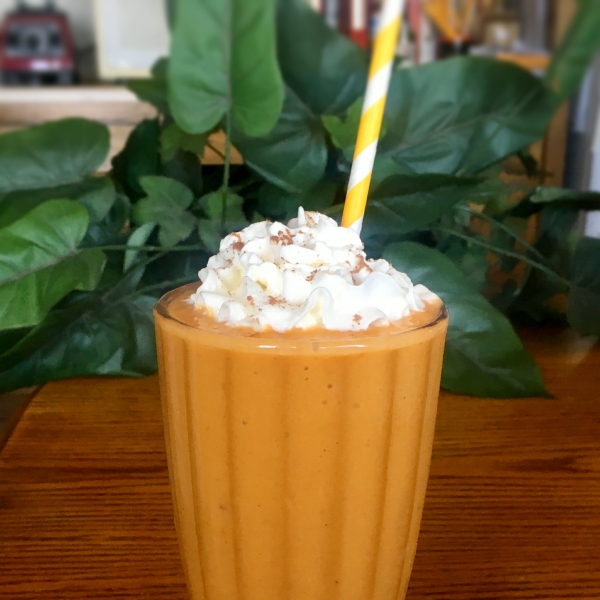 Sissy's Frozen Banana and Pumpkin Smoothie