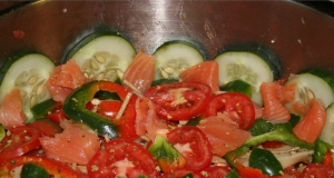 Holly's Smoked Salmon Pasta Salad