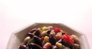 Red, White and Black Bean Salad