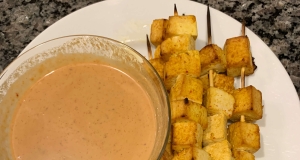 Tofu Satay with Peanut Sauce