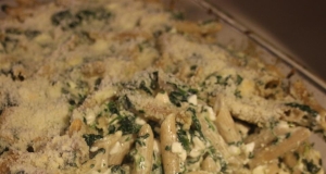 Four-Cheese Pasta Florentine