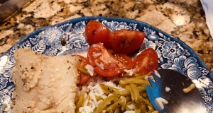 Cod with Lemon, Garlic, and Chives