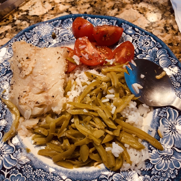 Cod with Lemon, Garlic, and Chives