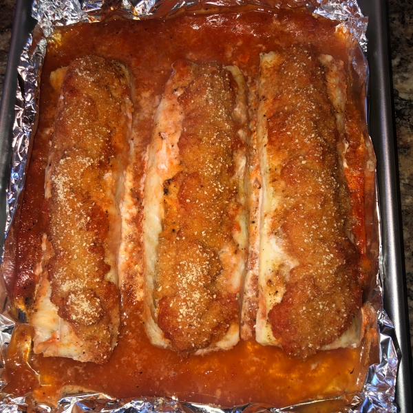 Baked Cod with Roasted Red Pepper Horseradish Sauce