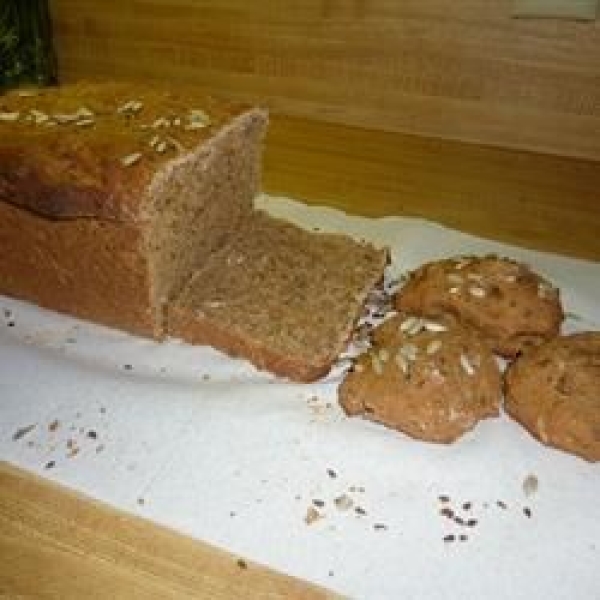Whole Wheat Seed Bread